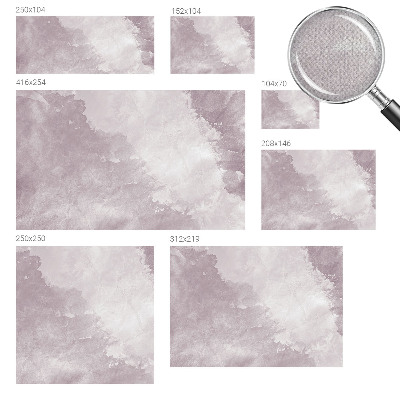 Stick-on wall mural with a purple abstract design