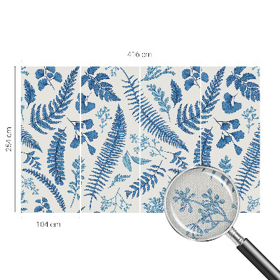 Peel and stick wall mural for bedroom Botanical patterns