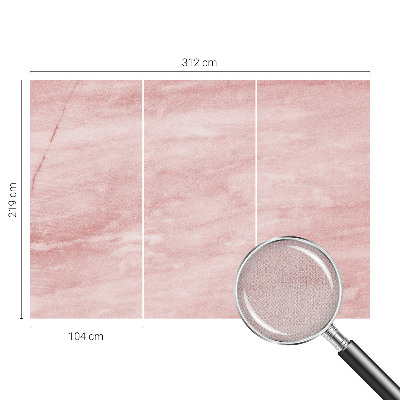 Peel and stick wall mural for kids' room with a marble pattern