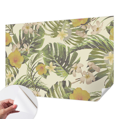 3D wall mural Exotic flora