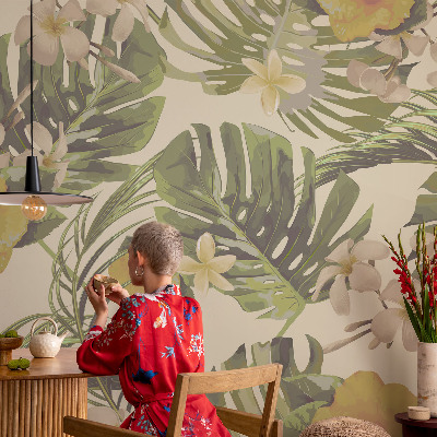 3D wall mural Exotic flora