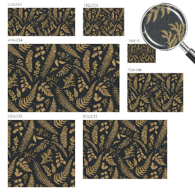 Nursery wall mural Botanical leaves