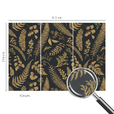 Nursery wall mural Botanical leaves