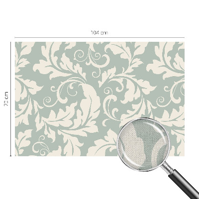 Peel and stick wallpaper mural Decorative leaves