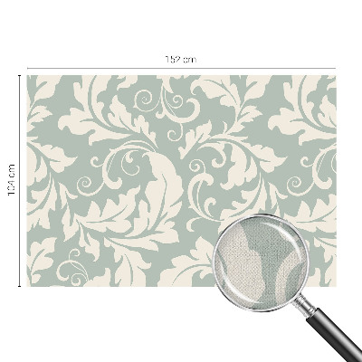Peel and stick wallpaper mural Decorative leaves