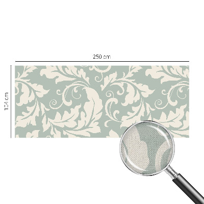 Peel and stick wallpaper mural Decorative leaves