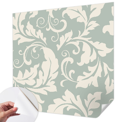 Peel and stick wallpaper mural Decorative leaves