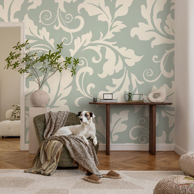 Peel and stick wallpaper mural Decorative leaves