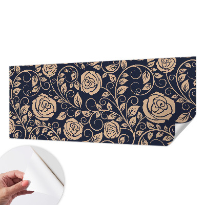 Removable wall mural wallpaper Romantic flowers