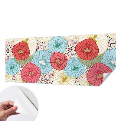 Peel and stick wall mural for bedroom Floral pattern