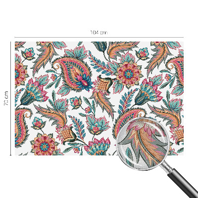 Nursery wall mural Oriental pattern