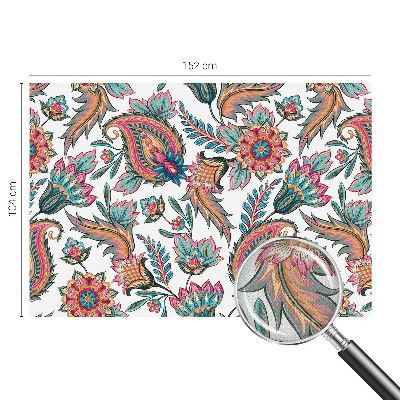 Nursery wall mural Oriental pattern