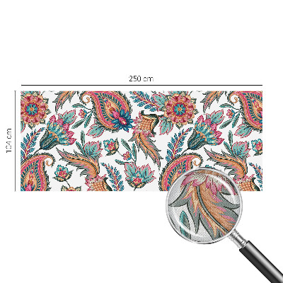 Nursery wall mural Oriental pattern