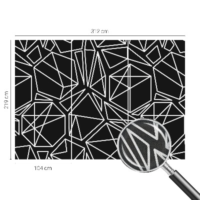 3D photo wallpaper mural with a modern abstract design