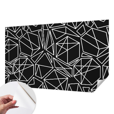 3D photo wallpaper mural with a modern abstract design