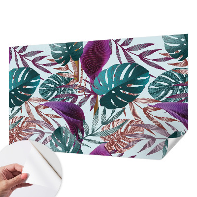 Peel and stick wallpaper mural Tropical composition