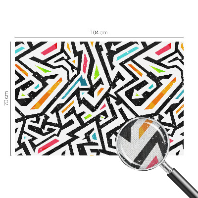 Peel and stick wall mural Abstract mosaic