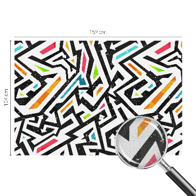 Peel and stick wall mural Abstract mosaic