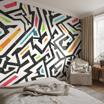 Peel and stick wall mural Abstract mosaic