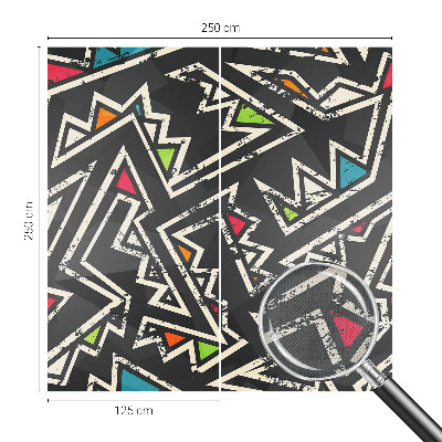Stick-on wall mural Energetic Geometry