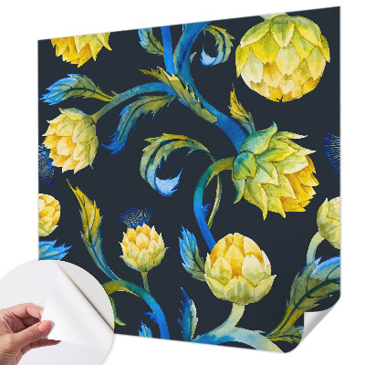Peel and stick wall mural for kids' room Plant virtuoso