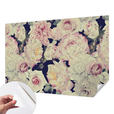Baby room wall mural Flower bouquet