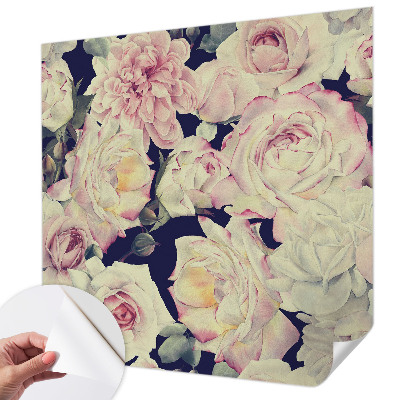 Baby room wall mural Flower bouquet