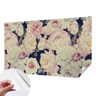 Baby room wall mural Flower bouquet