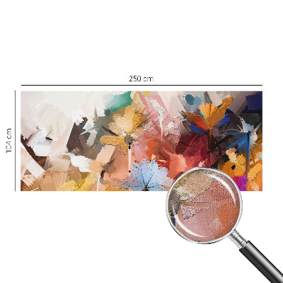 Removable wall mural wallpaper Floral abstract