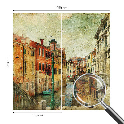 Peel and stick wall mural for living room with an urban impression design