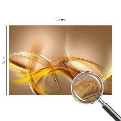 Peel and stick wall mural for bedroom with a gentle linear pattern