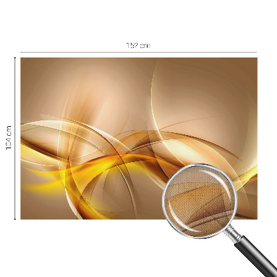 Peel and stick wall mural for bedroom with a gentle linear pattern