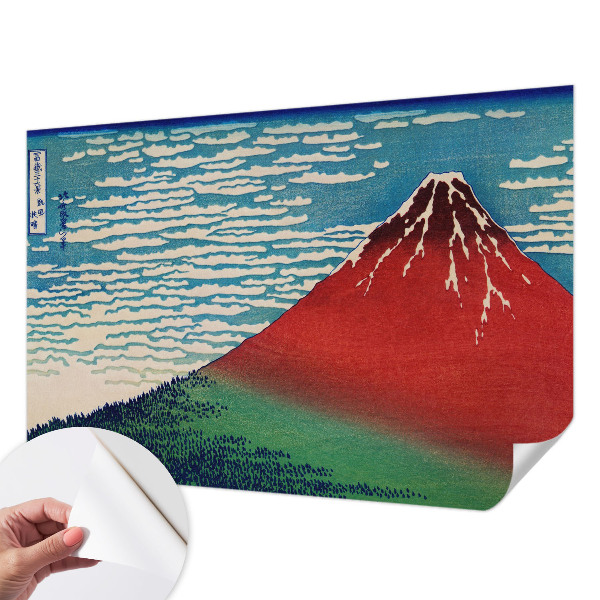 Peel and stick wall mural Red Mountain