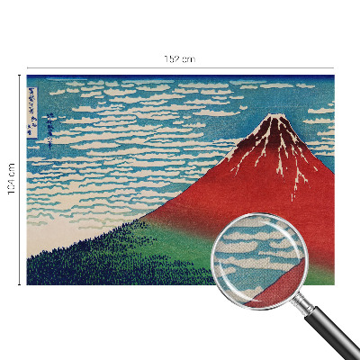 Peel and stick wall mural Red Mountain