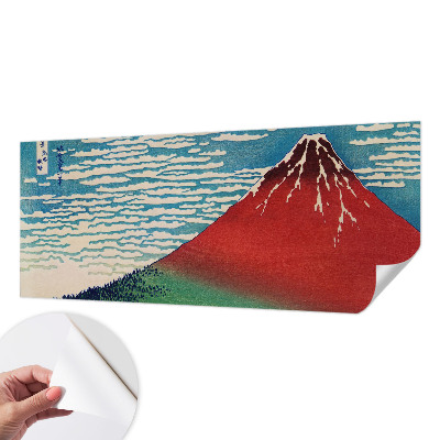 Peel and stick wall mural Red Mountain