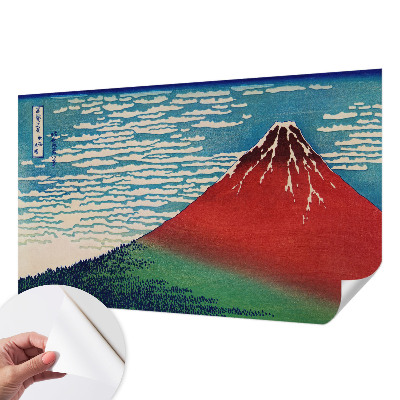 Peel and stick wall mural Red Mountain