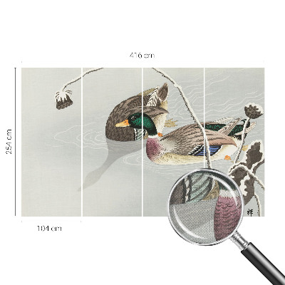 Nursery wall mural Calm ducks