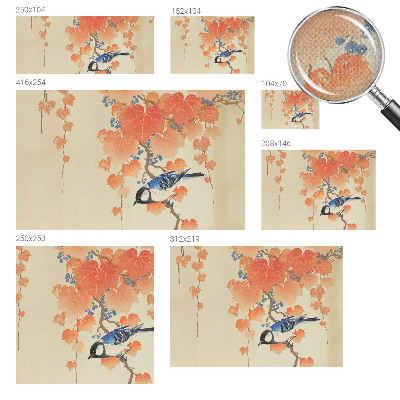 Peel and stick wallpaper mural with the Wine Harmony design