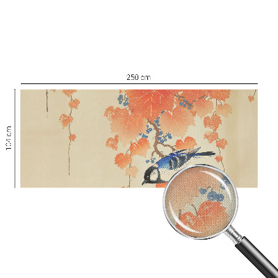 Peel and stick wallpaper mural with the Wine Harmony design