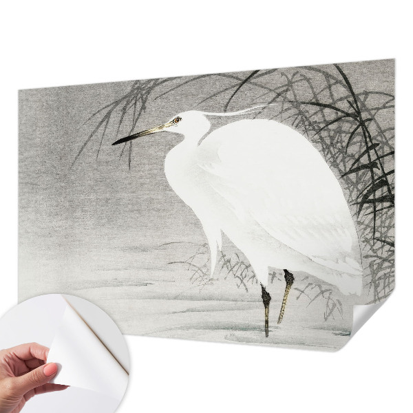 Stick-on wall mural featuring a water landscape