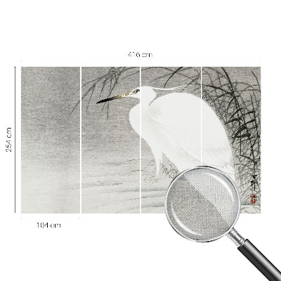 Stick-on wall mural featuring a water landscape