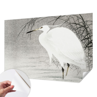 Stick-on wall mural featuring a water landscape