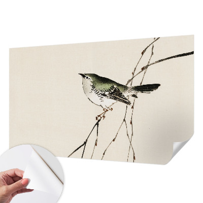 Self-adhesive wall mural Harmonious bird