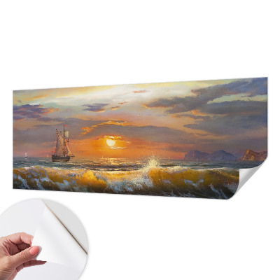 Baby room wall mural Sea panorama