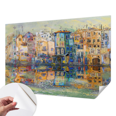 Peel and stick wall mural Magical city