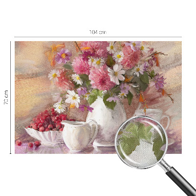 Peel and stick wallpaper mural Wildflowers