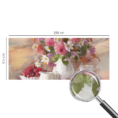 Peel and stick wallpaper mural Wildflowers