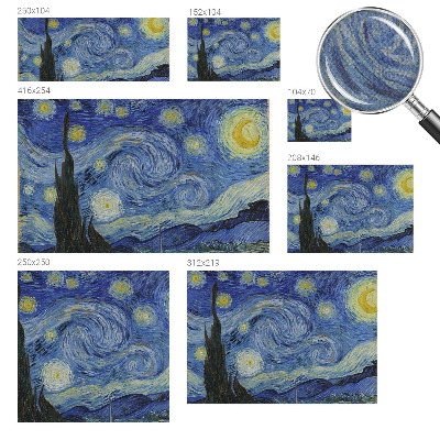 Self-adhesive wall mural Night Vortex