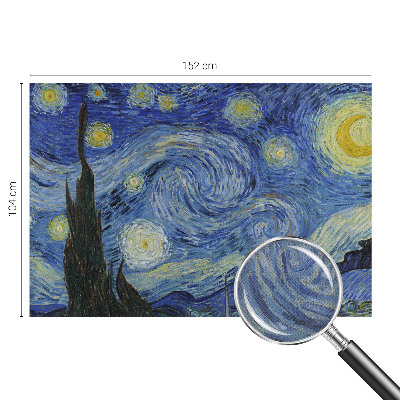 Self-adhesive wall mural with the Night Vortex design