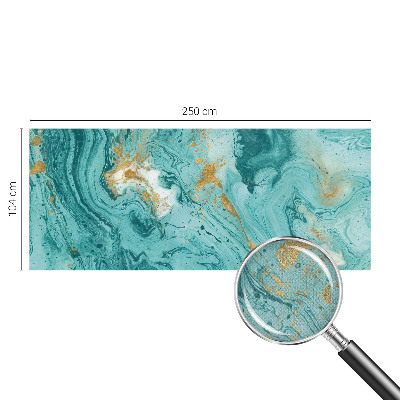 Self-adhesive photo wallpaper with a sea waves motif